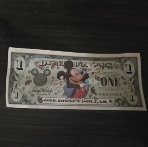 Disney Dollar with Mickey Mouse Design